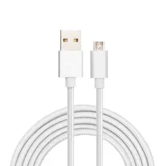 GENERICO - Cable Micro USB Smart&Go 1m Blanco
