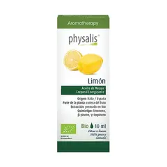Physalis - Aromaterapia Aceites Esenciales Limón Orgánico 10 mL