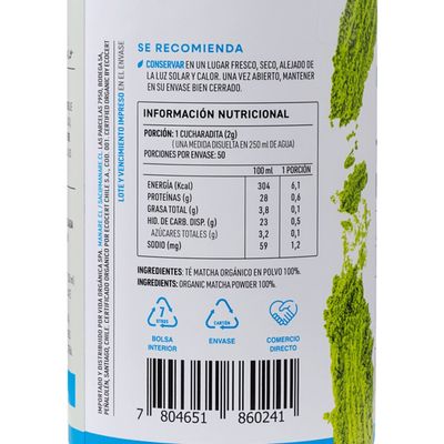 Imagen 2 del producto Matcha organica 100g -