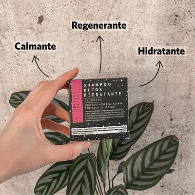 Imagen 2 del producto Shampoo Detox Hidratante en barra 70 g –