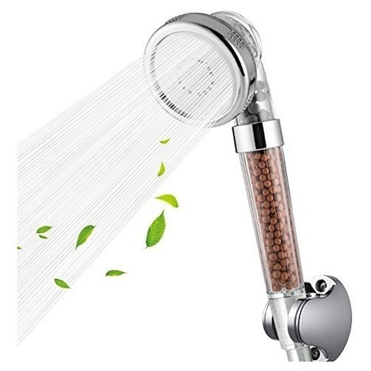 GENERICO - Cabezal Ducha Spa Con Filtro Mineral Purificador