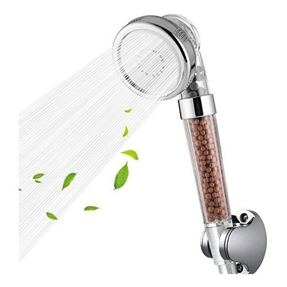 GENERICO - Cabezal Ducha Spa Con Filtro Mineral Purificador