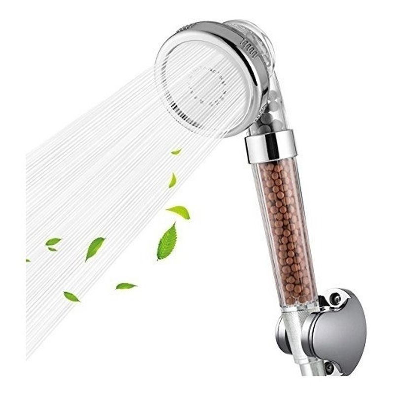 GENERICO - Cabezal Ducha Spa Con Filtro Mineral Purificador