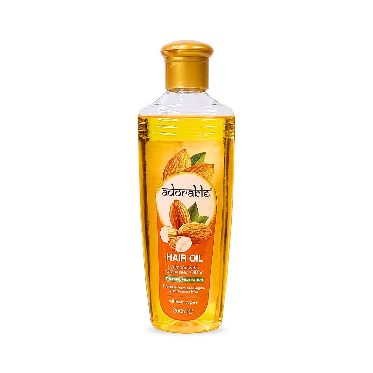 ADORABLE - Adorable Aceite Capilar Almendra & Prot. Térmica 200 ml - Turquesa