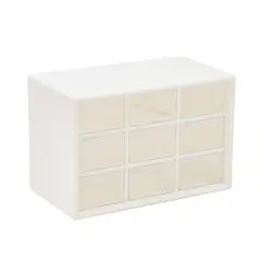 GENERICO - Organizador De Cosmeticos Accesorios Y Otros Blanco