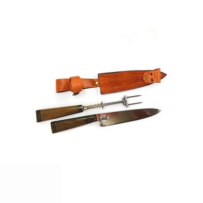 Imagen 2 del producto Parrillero Cuchillo Destenedor Delux Artesanal