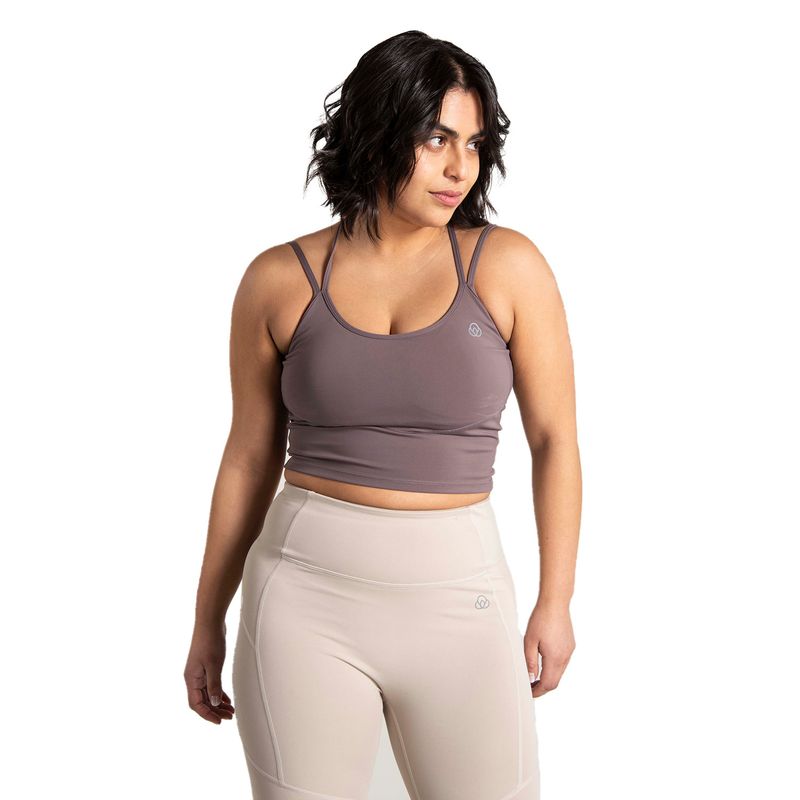 BSOUL - Peto Mujer Crop Top Kel Café Claro BSOUL