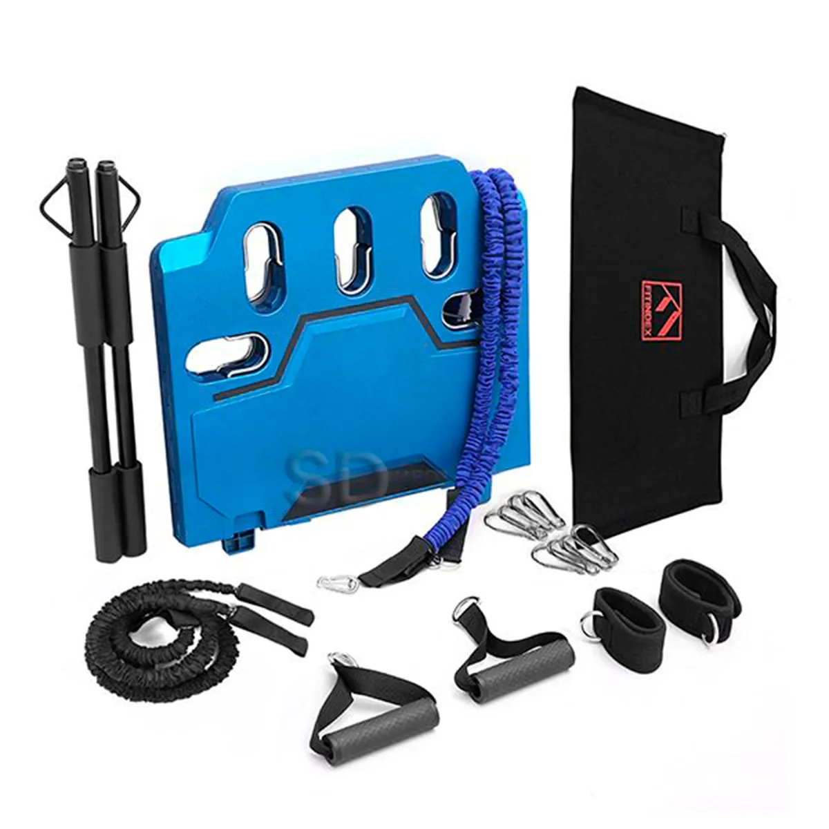 SDFIT - Gym portátil con tubos elásticos y manillas Fitindex ST28