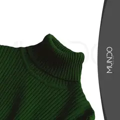 MUNDO INSUMO - Beatle Sweter Cuello Alto Doble De Mujer Varios Colores