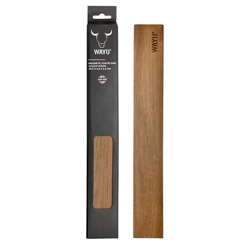 WAYU - Soporte Magnético para Cuchillos Madera Acacia Wayu