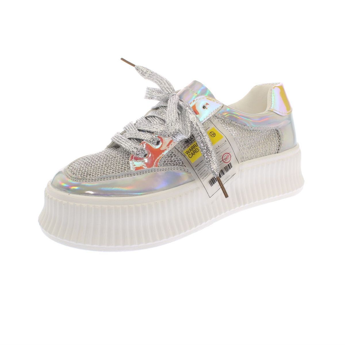 VIA FRANCA - Zapatilla Casual Para Mujer Color Plata