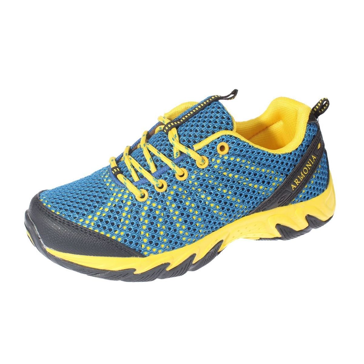 VIA FRANCA - Zapatilla Casual Para Hombre Color Azul/amarillo