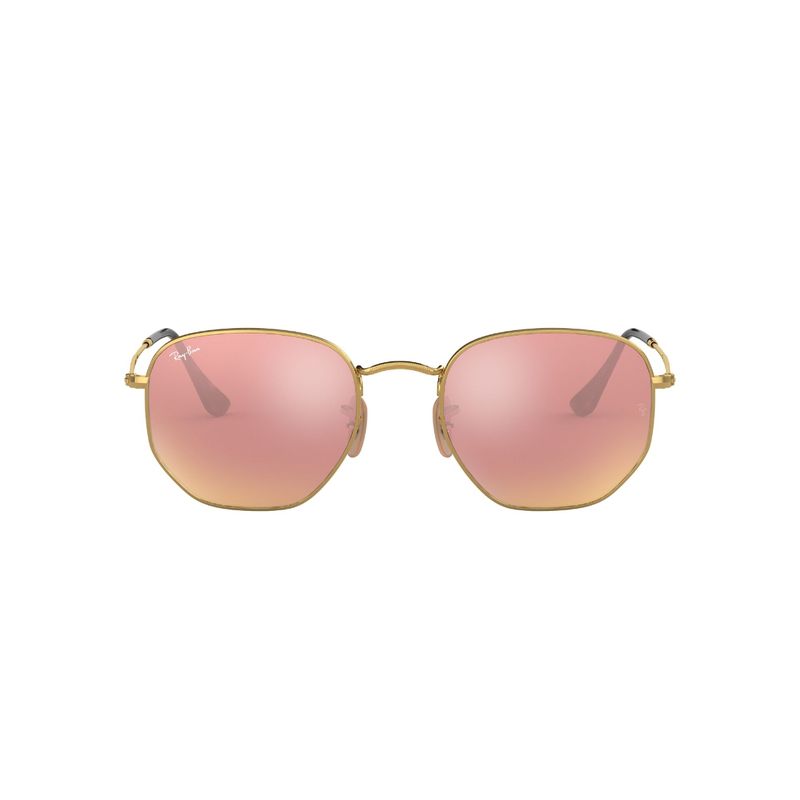 RAY BAN - Lentes de Sol Hexagonal Marrón