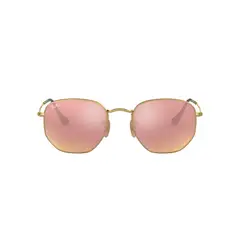 RAY BAN - Lentes de Sol Hexagonal Marrón