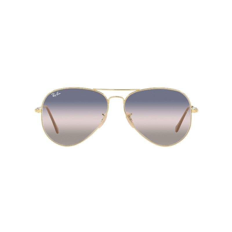 RAY BAN - Lentes de Sol Aviator Metal Rosa Degradé