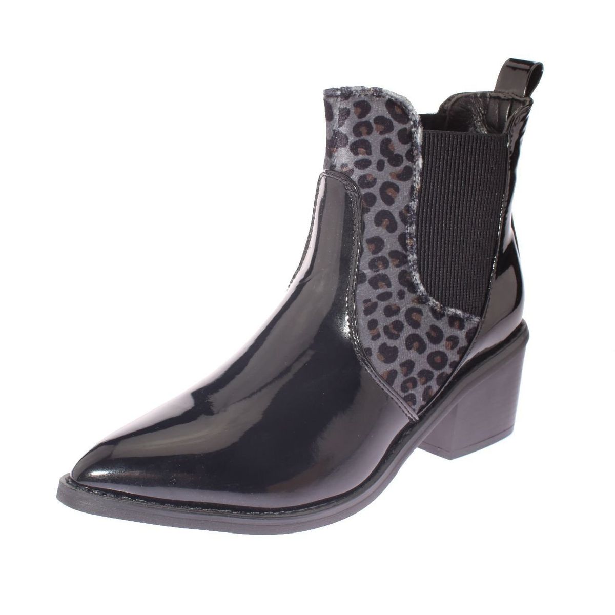 VIA FRANCA - Botin Urbanio Para Mujer Color Negro