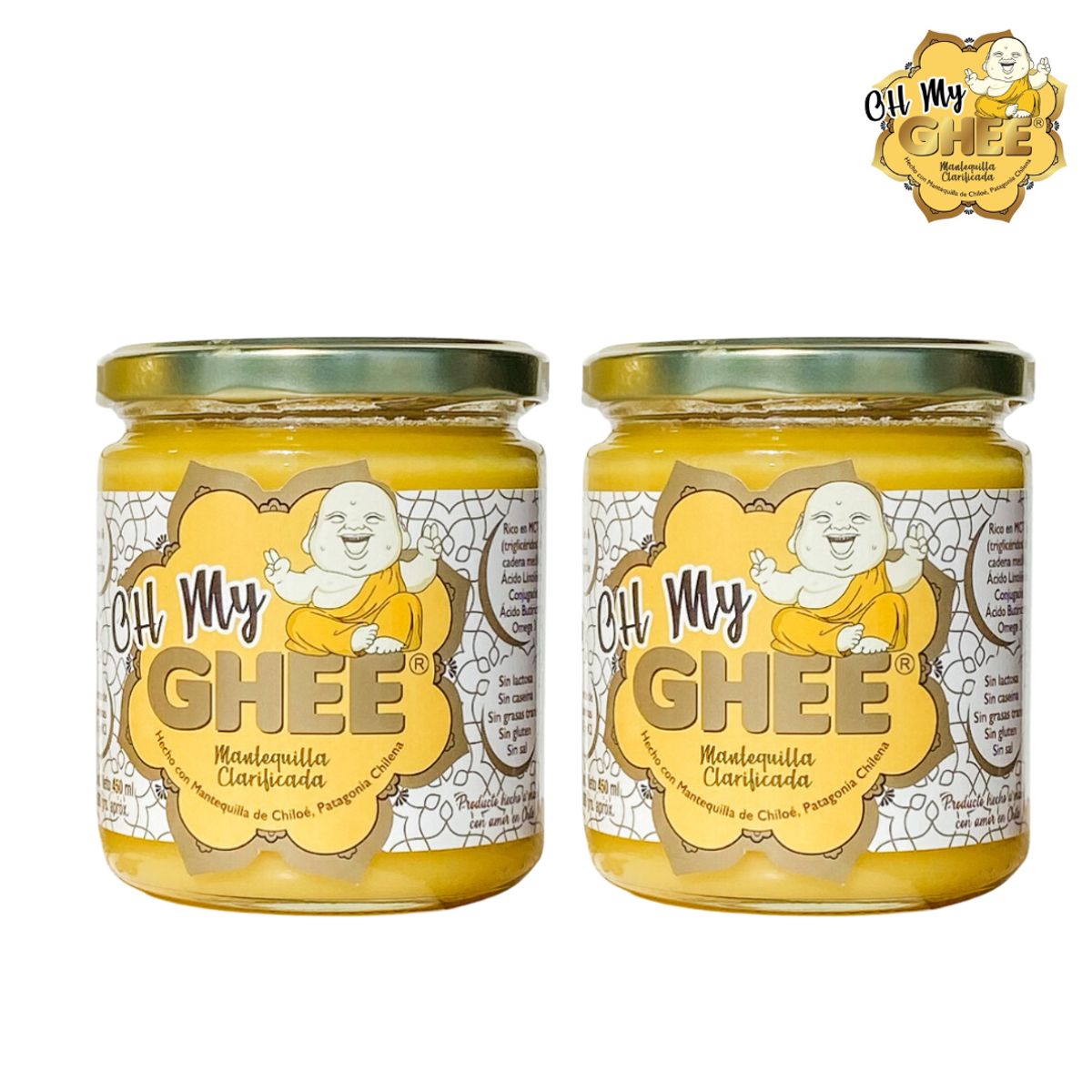 OH MY GHEE - OH MY GHEE Hecho con mantequilla de Libre Pastoreo de la Isla de Chiloé