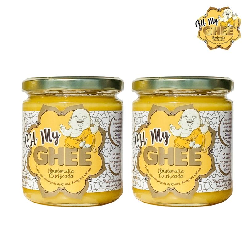 OH MY GHEE - OH MY GHEE Hecho con mantequilla de Libre Pastoreo de la Isla de Chiloé