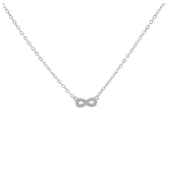 BOAZ JOYAS - Collar Infinito Plata