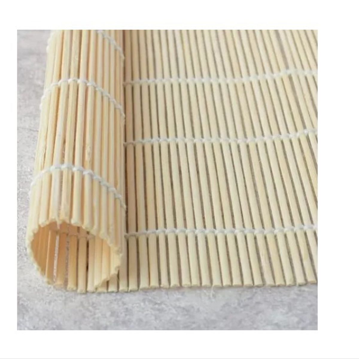OFERTABKN - Pack 6 Esterilla Redonda Bambú Para Sushi De 24x24cm