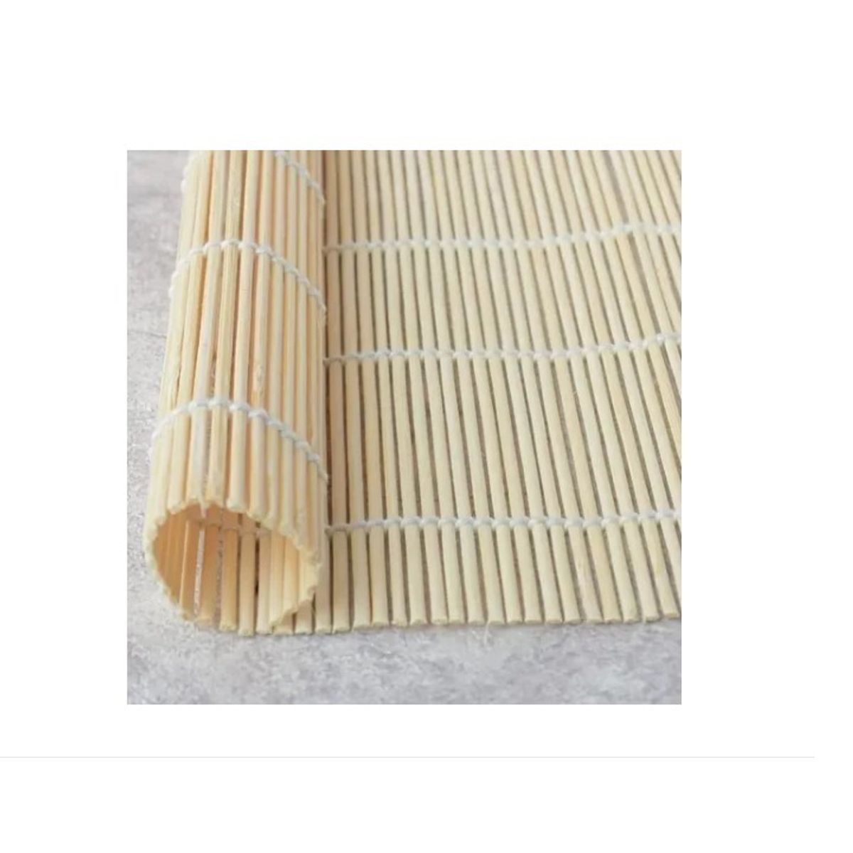 OFERTABKN - Pack 6 Esterilla Redonda Bambú Para Sushi De 24x24cm