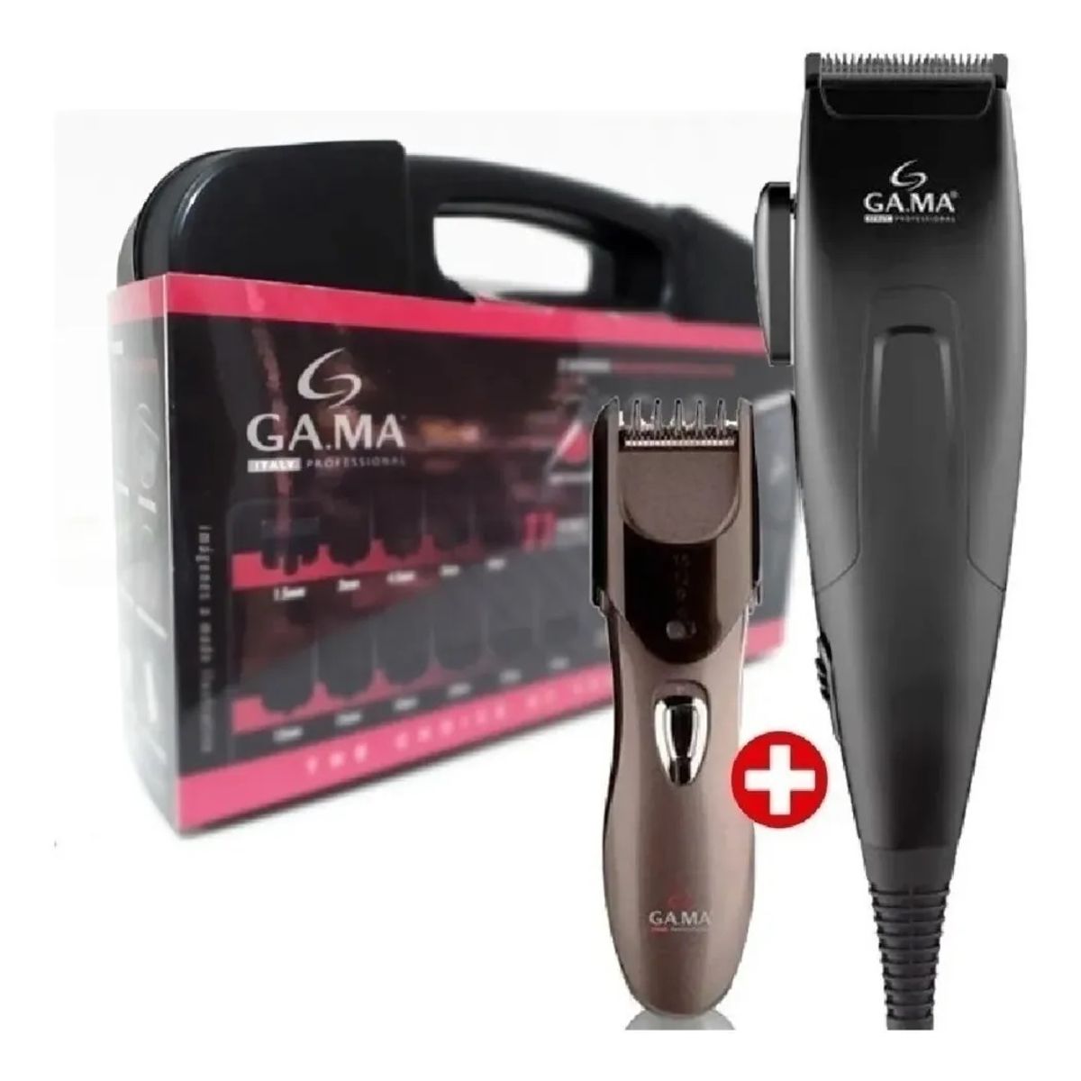 GAMA - Set Cortadoras De Pelo Con 29 Piezas Ga.ma Power Pack 29