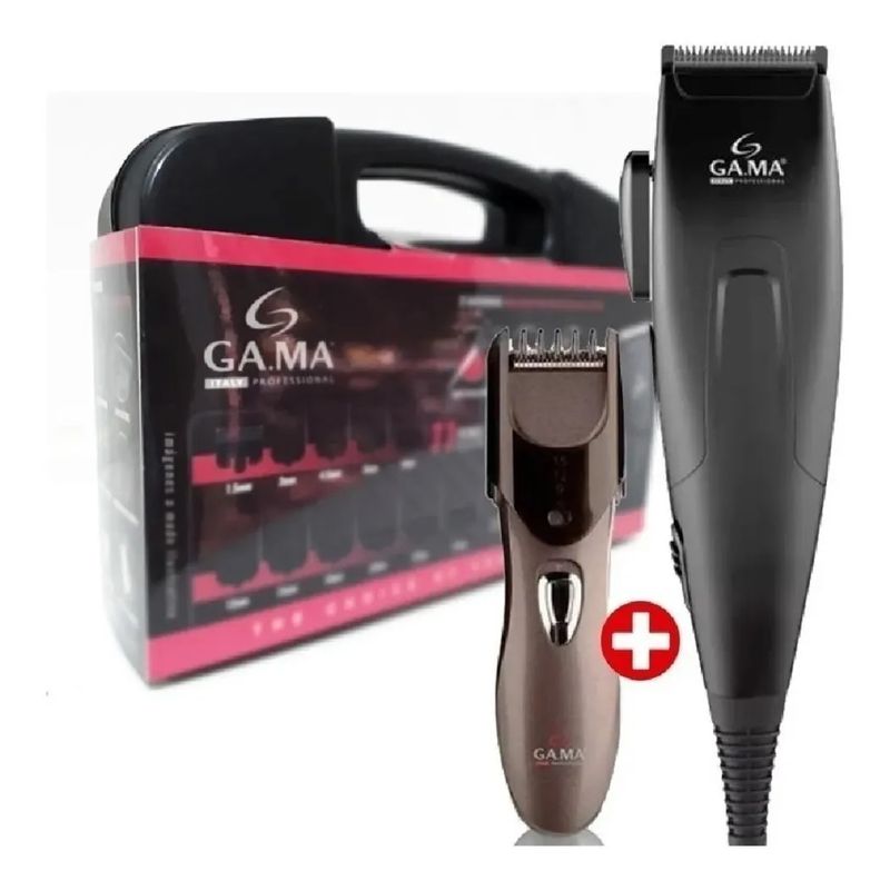 GAMA - Set Cortadoras De Pelo Con 29 Piezas Ga.ma Power Pack 29