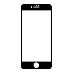 GENERICO - Lamina Vidrio Templado Completa Para iPhone 7 y 8
