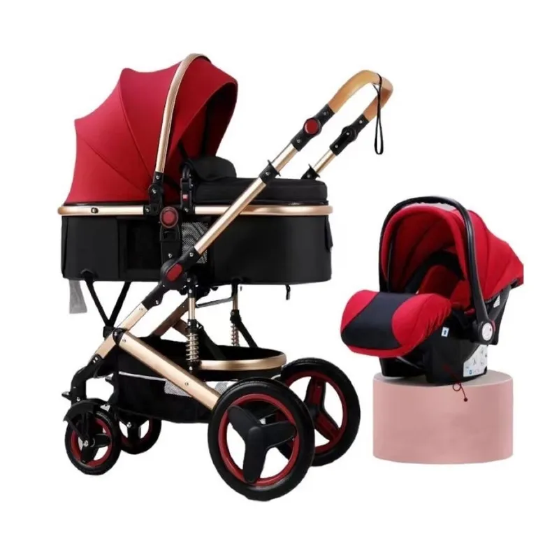LUBABYCAS - Coche Cuna Con Silla Nido Y Accesorios LuBabycas