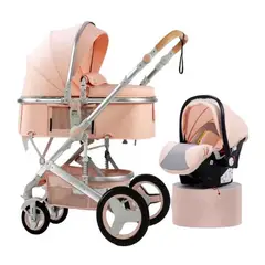 LUBABYCAS - Coche Cuna Con Silla Nido Y Accesorios