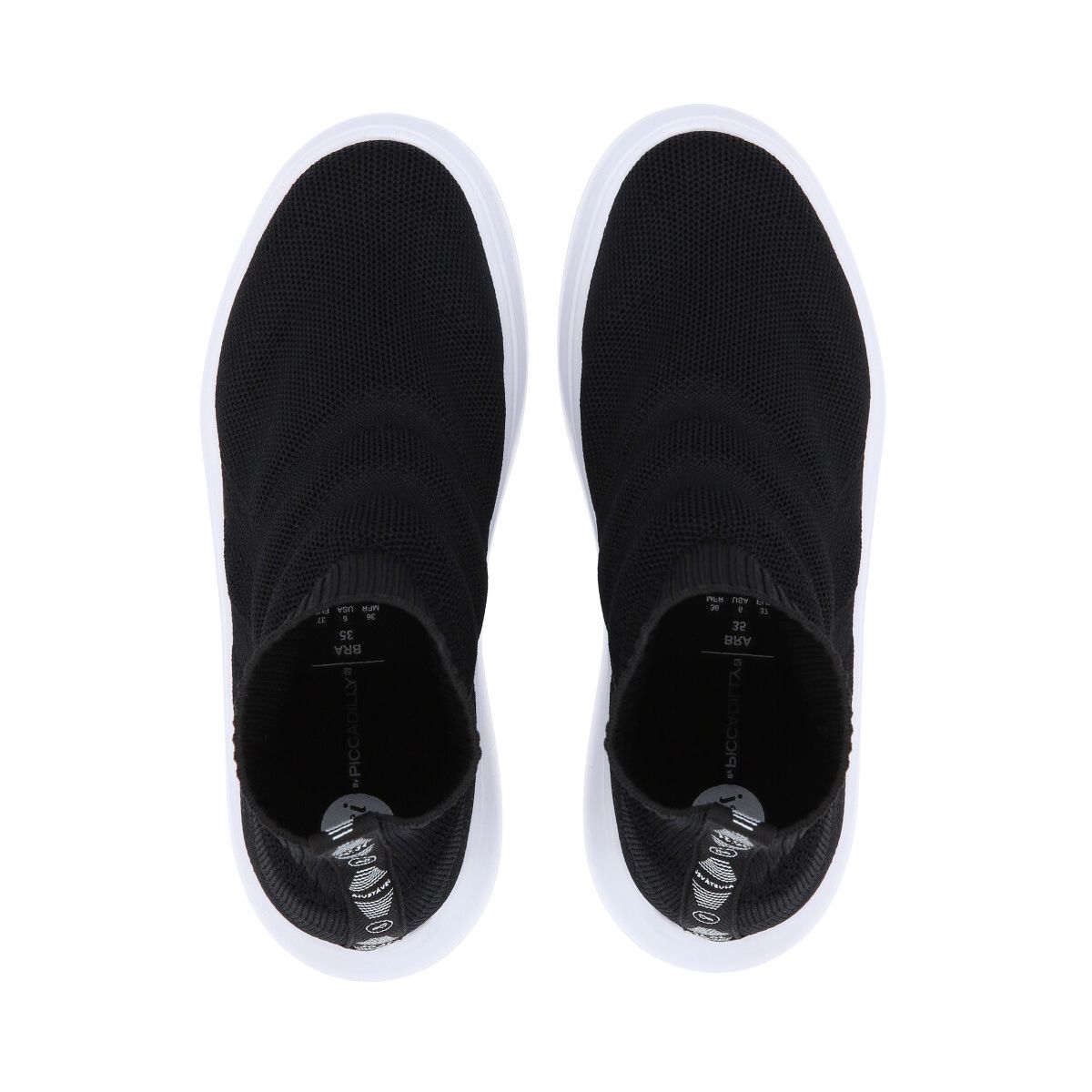 PICCADILLY - Zapatilla Mujer Negro Leticia 5052 Piccadilly