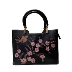 TODOPIEL - Cartera Ecocuero Mujer Negro