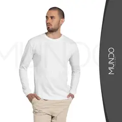 MUNDO INSUMO - Poleras De Algodón Manga Larga Para Estampar