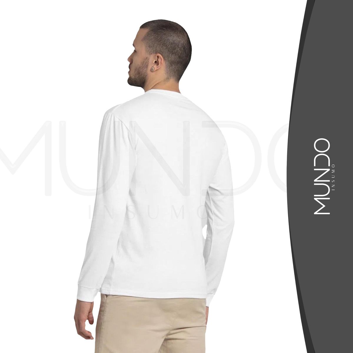 MUNDO INSUMO - Poleras De Algodón Manga Larga Para Estampar