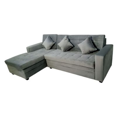 Imagen 2 del producto SECCIONAL FELPA LATINA IZQUIERDO GRIS OSCURO.