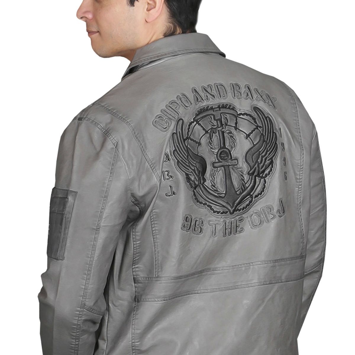 TODOPIEL - Chaqueta de Ecocuero Hombre Gris Todopiel.