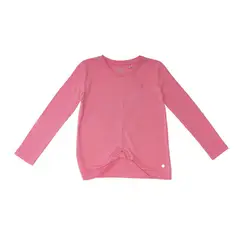 PILLIN - Polera Manga Larga Niña Rosado