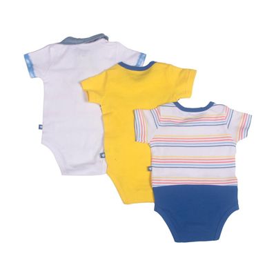 Imagen 2 del producto Set 3 Pzas Body Niño Multicolor - Blanco
