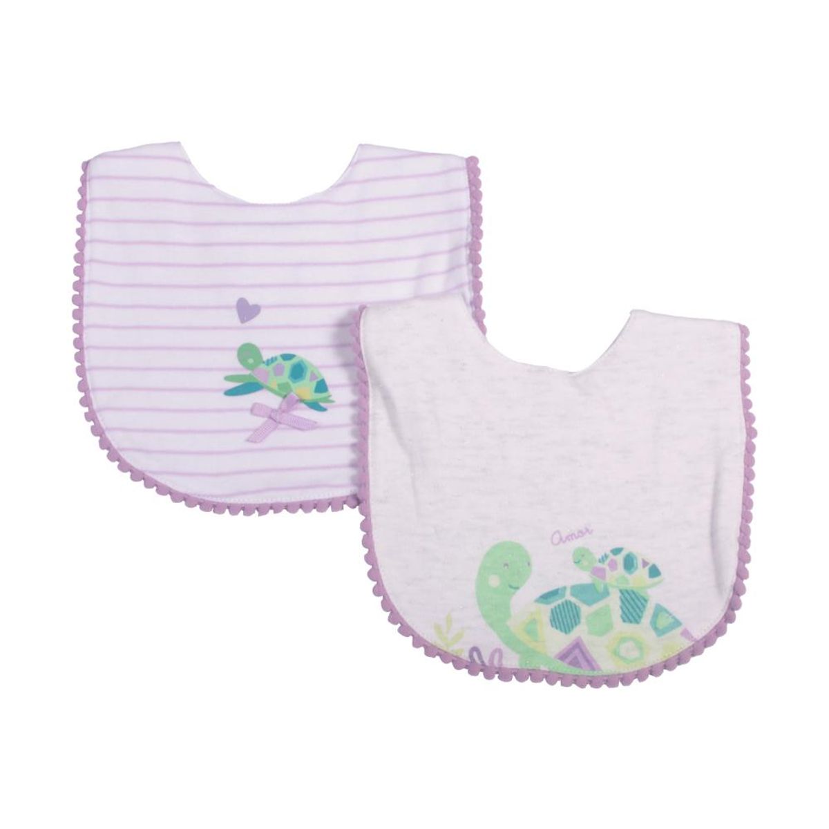 PILLIN - Set 2 Pzas Babero Niña Multicolor Pillín PILLIN