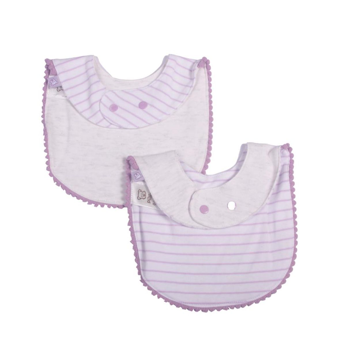 PILLIN - Set 2 Pzas Babero Niña Multicolor Pillín PILLIN