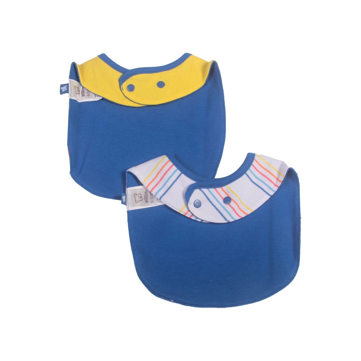 PILLIN - Set 2 Pzas Babero Niño Multicolor Pillín PILLIN