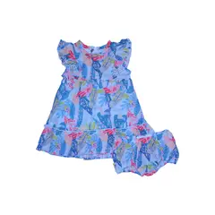 PILLIN - Vestido Bebe Niña Turquesa