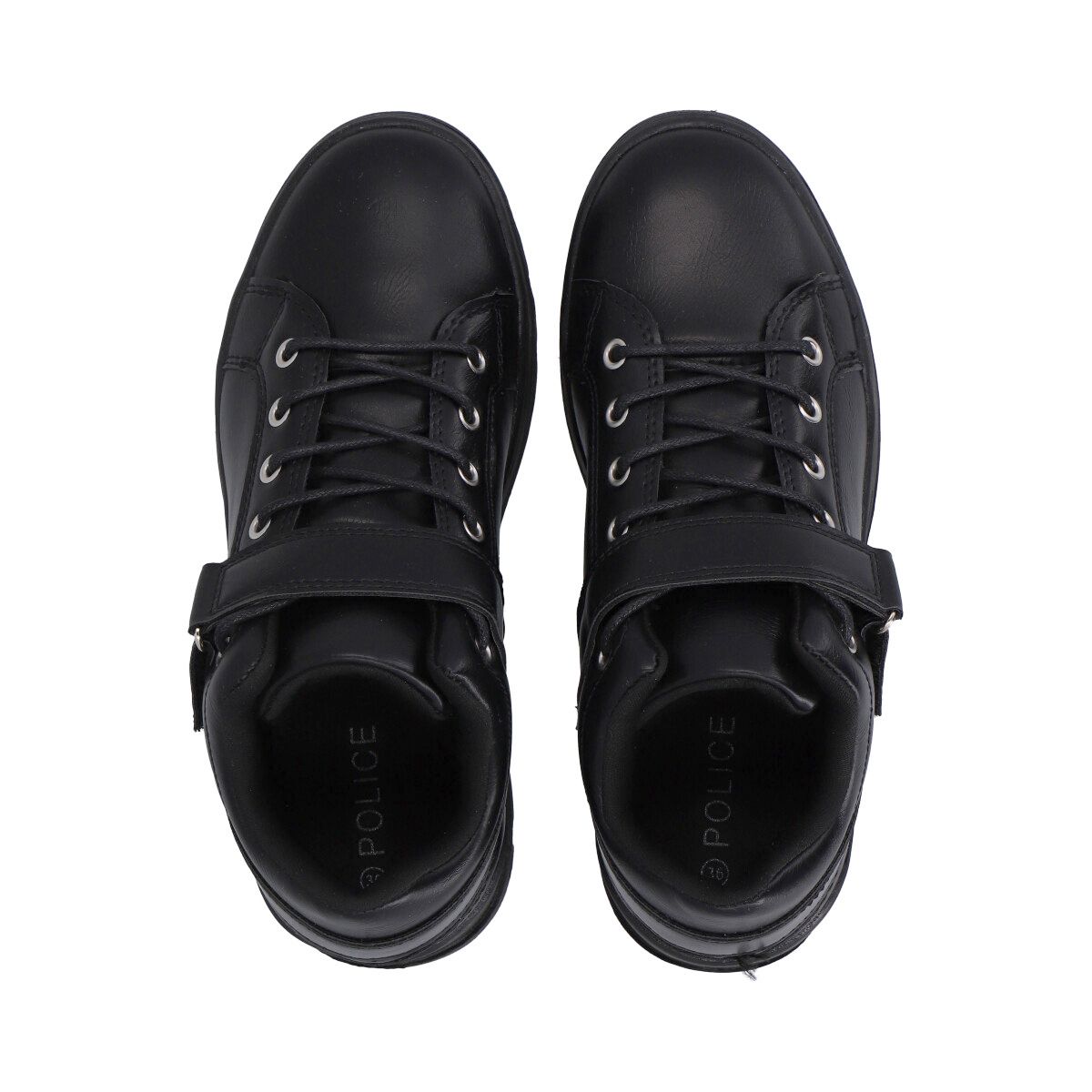 POLICE - Zapatilla Urbana Mujer Negro Solid Police