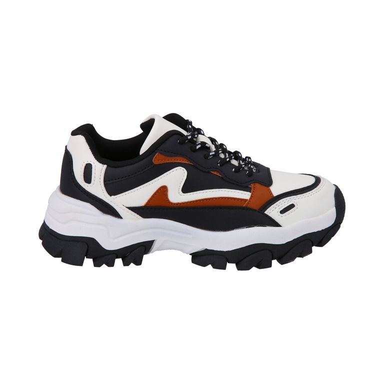 Zapatilla Urbana Mujer Negro Letti