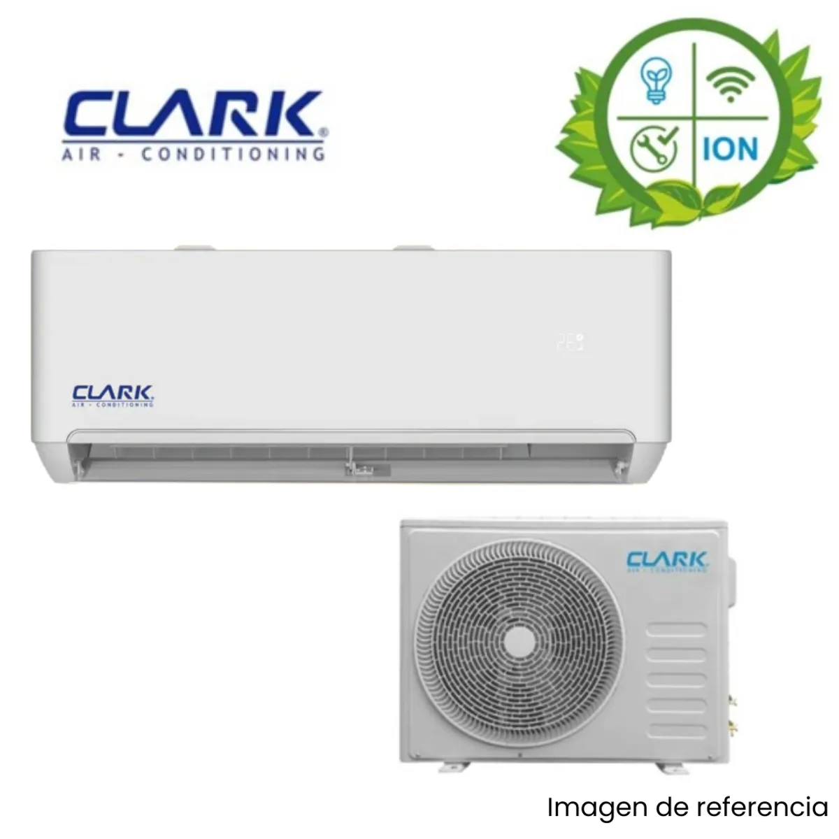 CLARK - Aire Acondicionado de 12000 btu tipo split muro Inverter WIFI CLARK