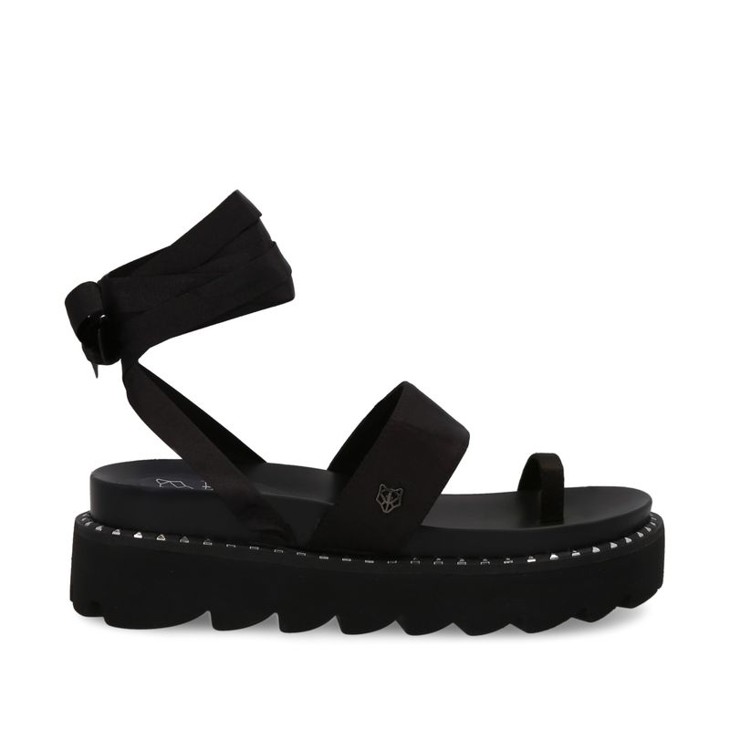 GOTTA - Sandalia Mujer Plataforma Negra 15739