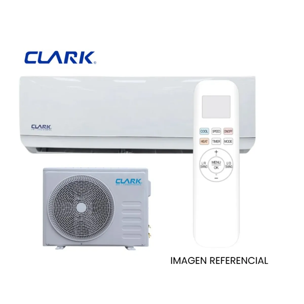 CLARK - Aire acondicionado de 24000 btu tipo split muro Inverter WIFI CLARK.