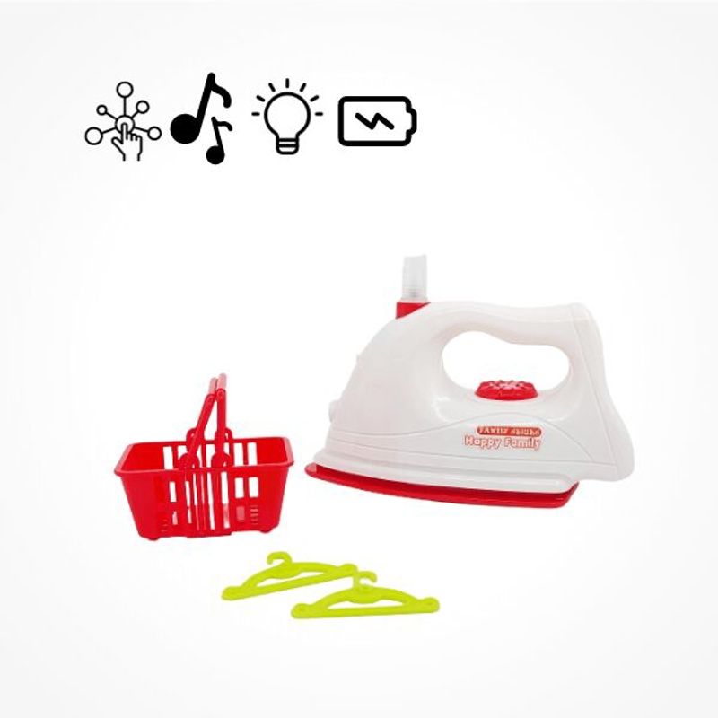GENERICO - Juguete mini Plancha Electrica A Pilas Con Luces Y Sonido