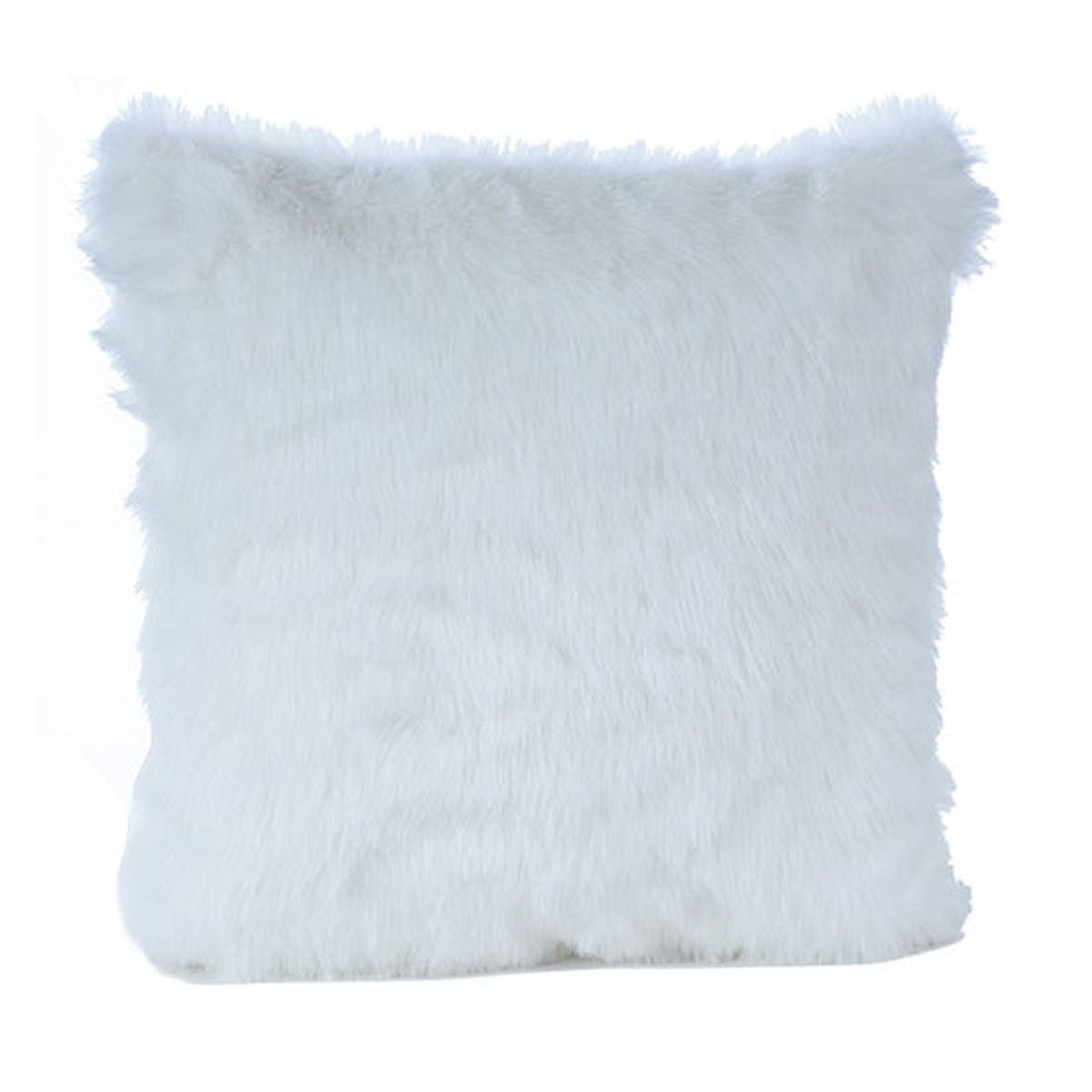 GENERICO - Cojín Sensaciones Blanco Piel Sintética 45x45 cm Máxima Design