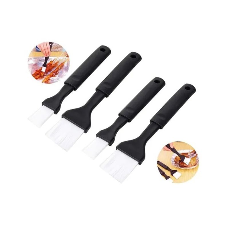GENERICO - Pack X4 Brochas De Cocina Pincel De Cocina Brocha Reposteria 9934